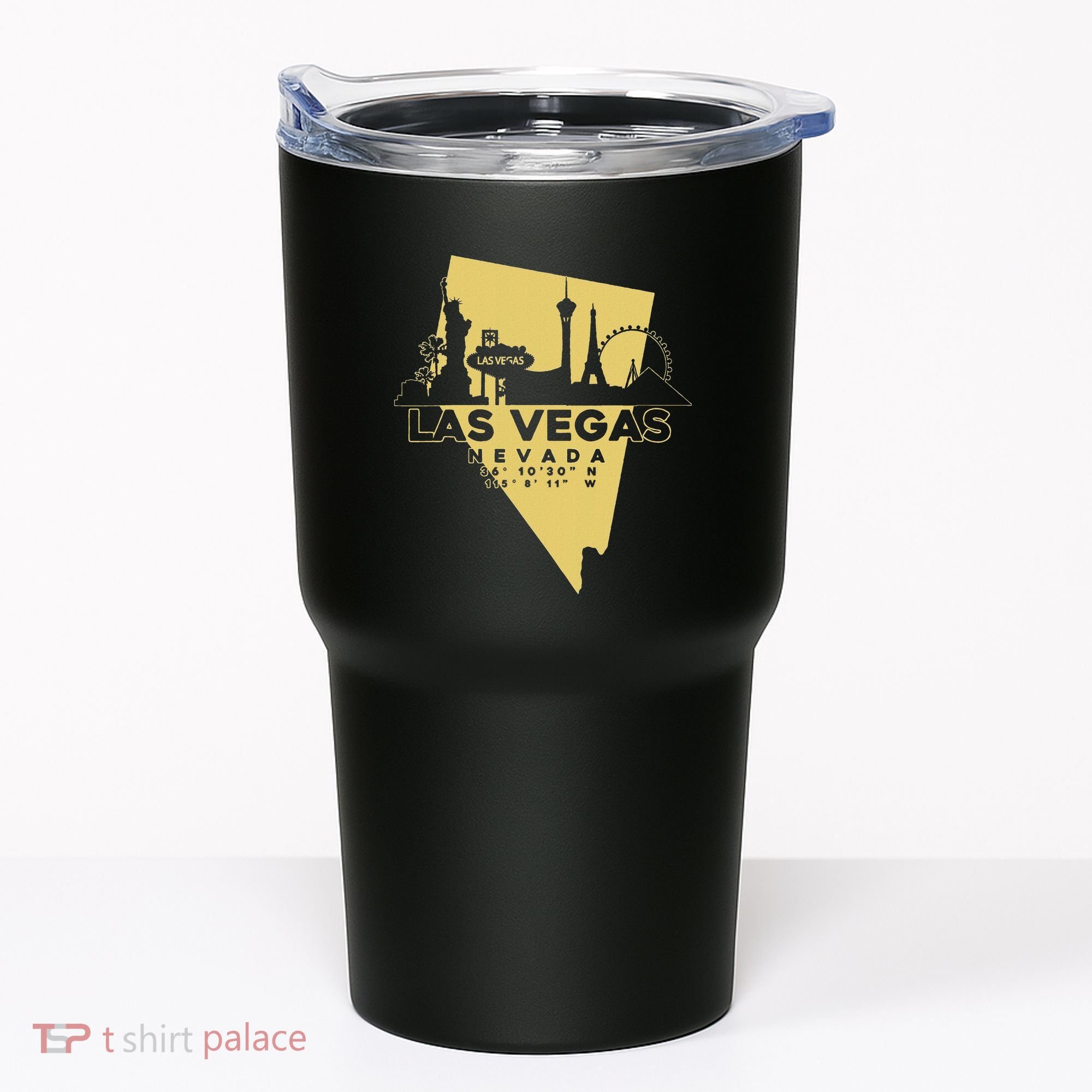 Las Vegas Nevada Skyline Gps Coordinates Tumbler