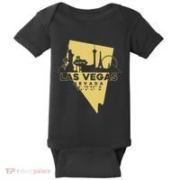Las Vegas Nevada Skyline Gps Coordinates Baby Bodysuit thumb 0