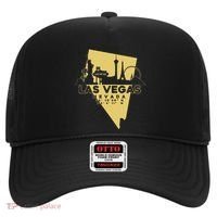 Las Vegas Nevada Skyline Gps Coordinates Hat thumb 0