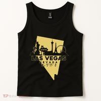 Las Vegas Nevada Skyline Gps Coordinates Tank Top thumb 2