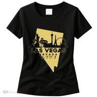 Las Vegas Nevada Skyline Gps Coordinates Women's T-Shirt thumb 0