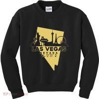Las Vegas Nevada Skyline Gps Coordinates Kids Sweatshirt thumb 0