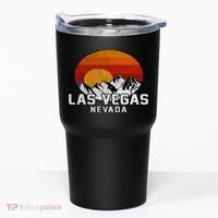 Las Vegas Nevada Retro Mountain Sunset Tumbler thumb 0