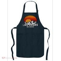 Las Vegas Nevada Retro Mountain Sunset Apron thumb 0