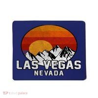 Las Vegas Nevada Retro Mountain Sunset Mousepad thumb 0