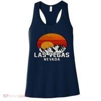 Las Vegas Nevada Retro Mountain Sunset Women's Tank Top thumb 0