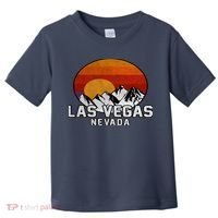Las Vegas Nevada Retro Mountain Sunset Toddler T-Shirt thumb 0