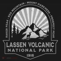 Lassen Volcanic National Park California Retro Souvenir Meaningful Gift Women's Hoodie thumb 2