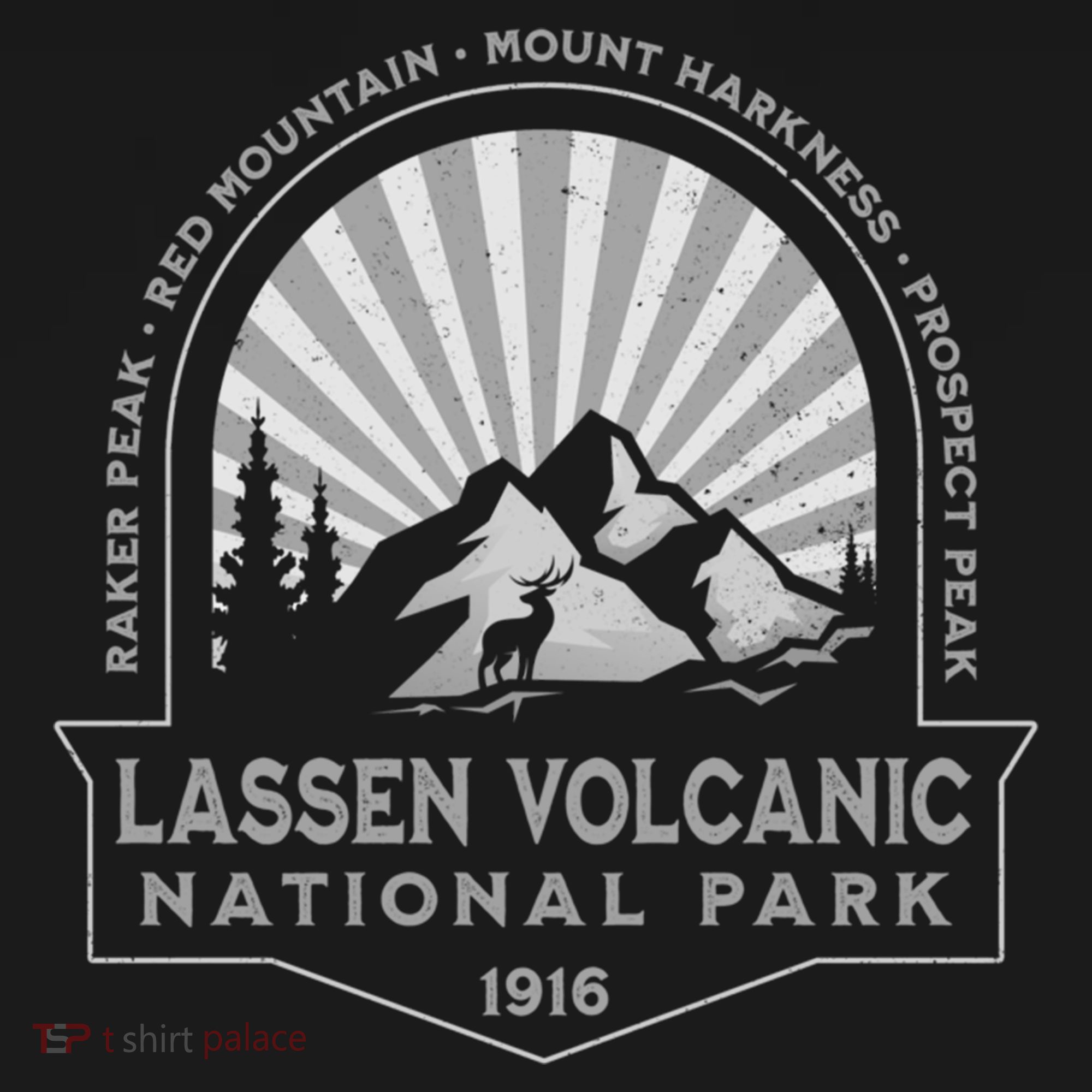 Lassen Volcanic National Park California Retro Souvenir Meaningful Gift Ornament