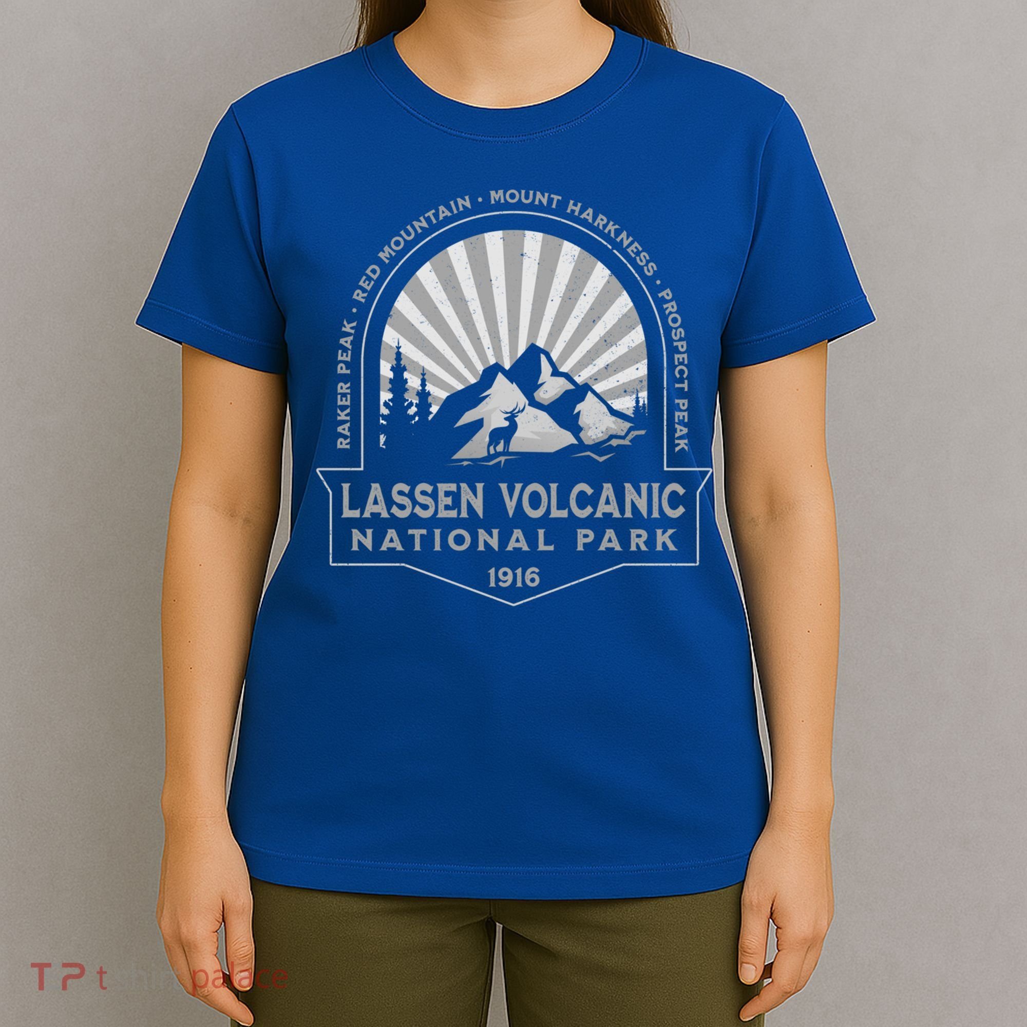 Lassen Volcanic National Park California Retro Souvenir Meaningful Gift T-Shirt