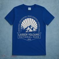 Lassen Volcanic National Park California Retro Souvenir Meaningful Gift T-Shirt thumb 5