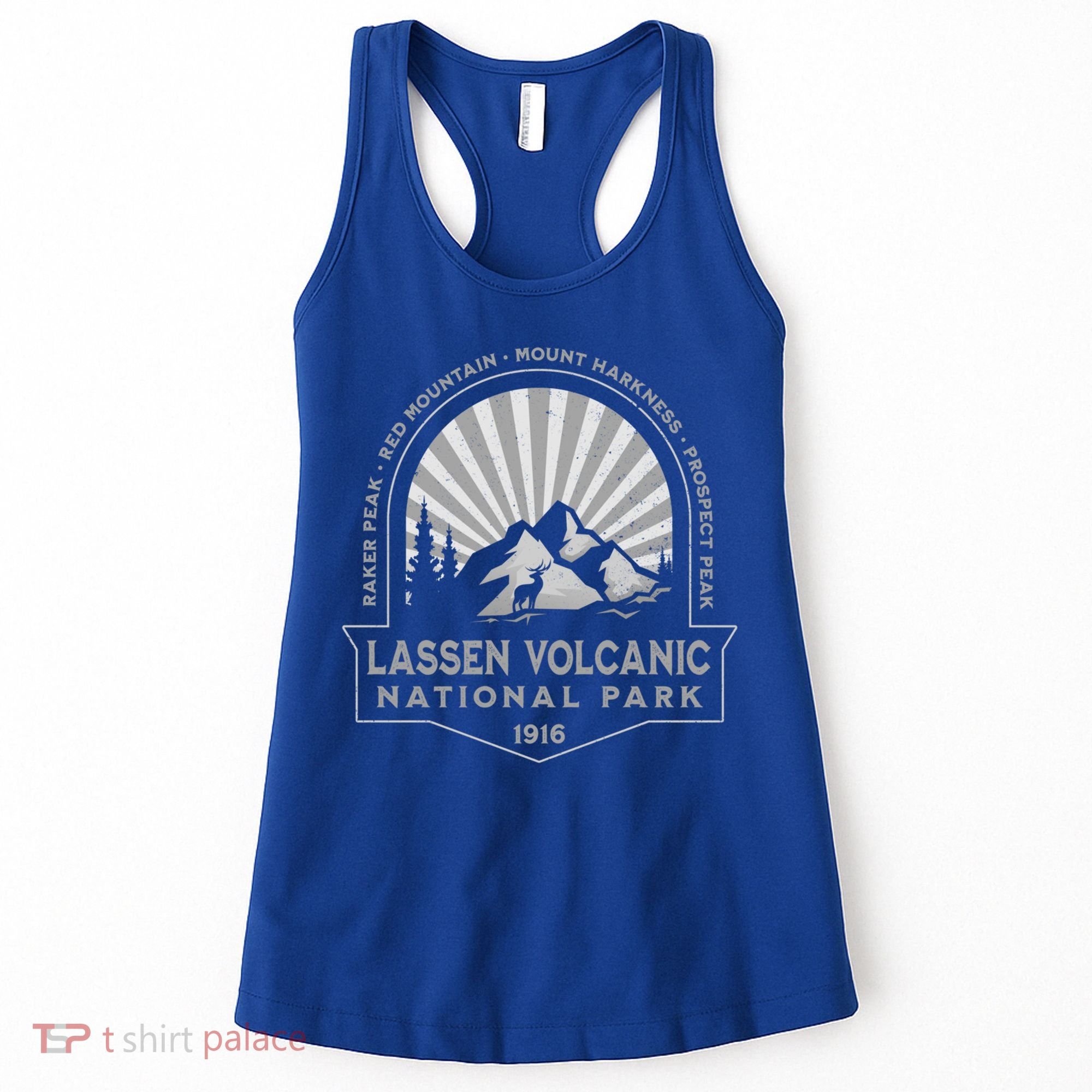 Lassen Volcanic National Park California Retro Souvenir Meaningful Gift Women's Tank Top