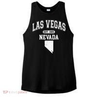 Las Vegas Nevada Est 1905 Varsity Ladies PosiCharge Tri-Blend Wicking Tank thumb 0
