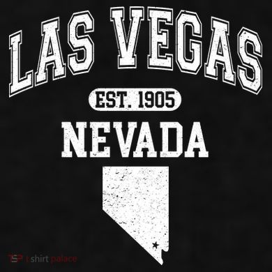 Las Vegas Nevada Est 1905 Varsity Ladies PosiCharge Tri-Blend Wicking Tank