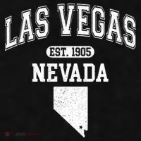 Las Vegas Nevada Est 1905 Varsity Ladies PosiCharge Tri-Blend Wicking Tank thumb 2