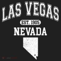 Las Vegas Nevada Est 1905 Varsity Crop Fleece Hoodie thumb 2