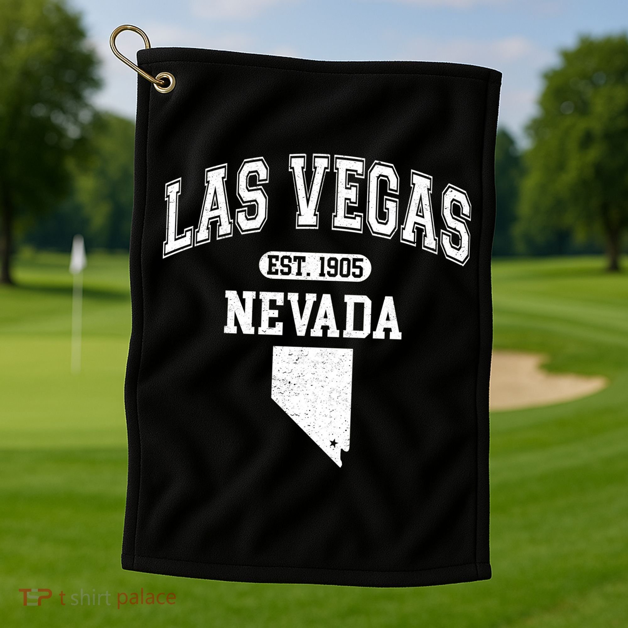 Las Vegas Nevada Est 1905 Varsity Golf Towel