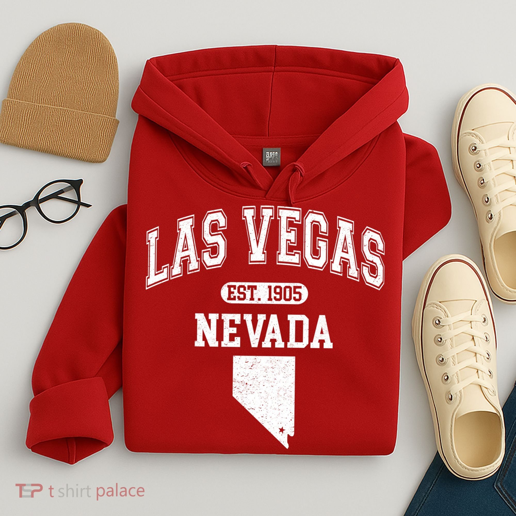 Las Vegas Nevada Est 1905 Varsity Hoodie