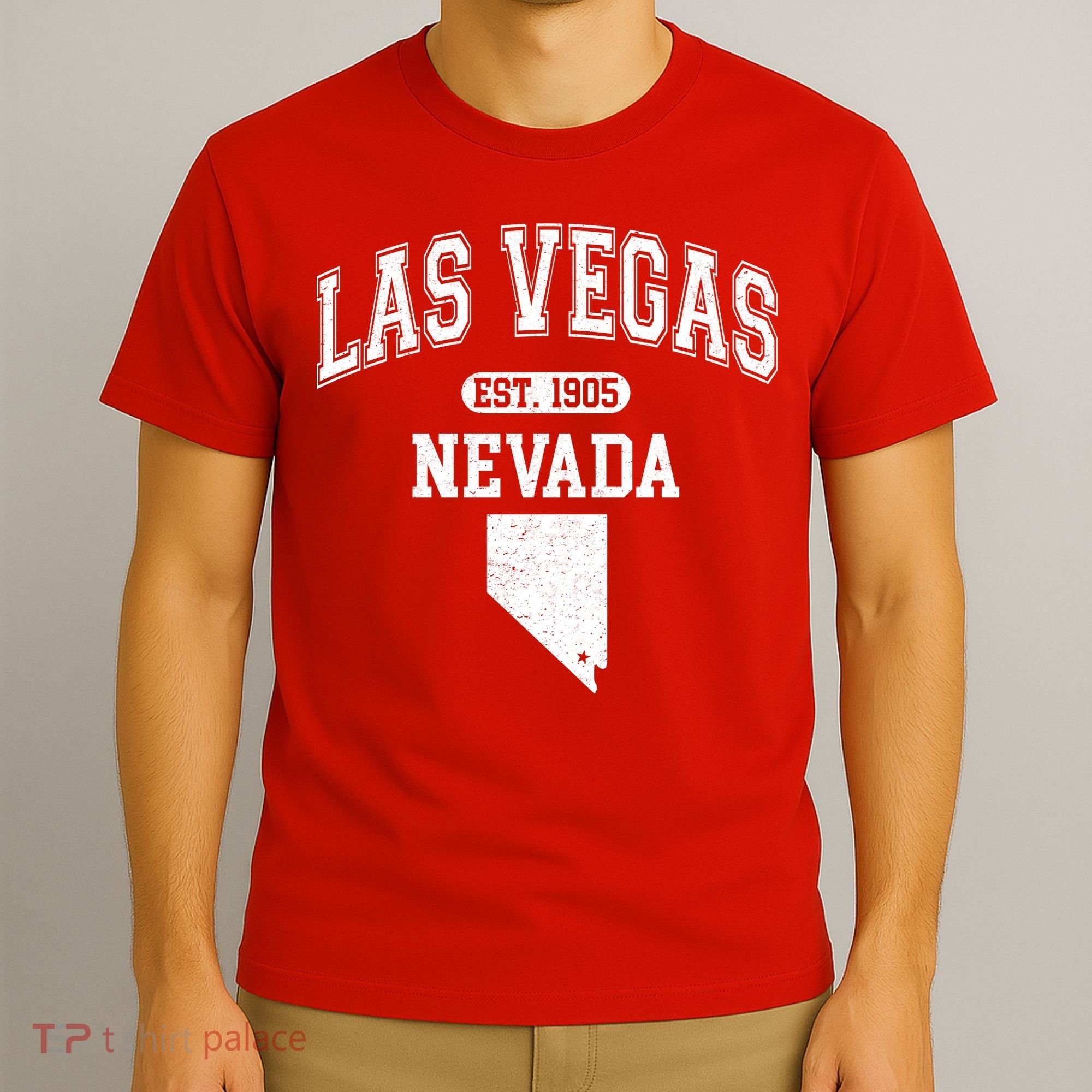 Las Vegas Nevada Est 1905 Varsity T-Shirt