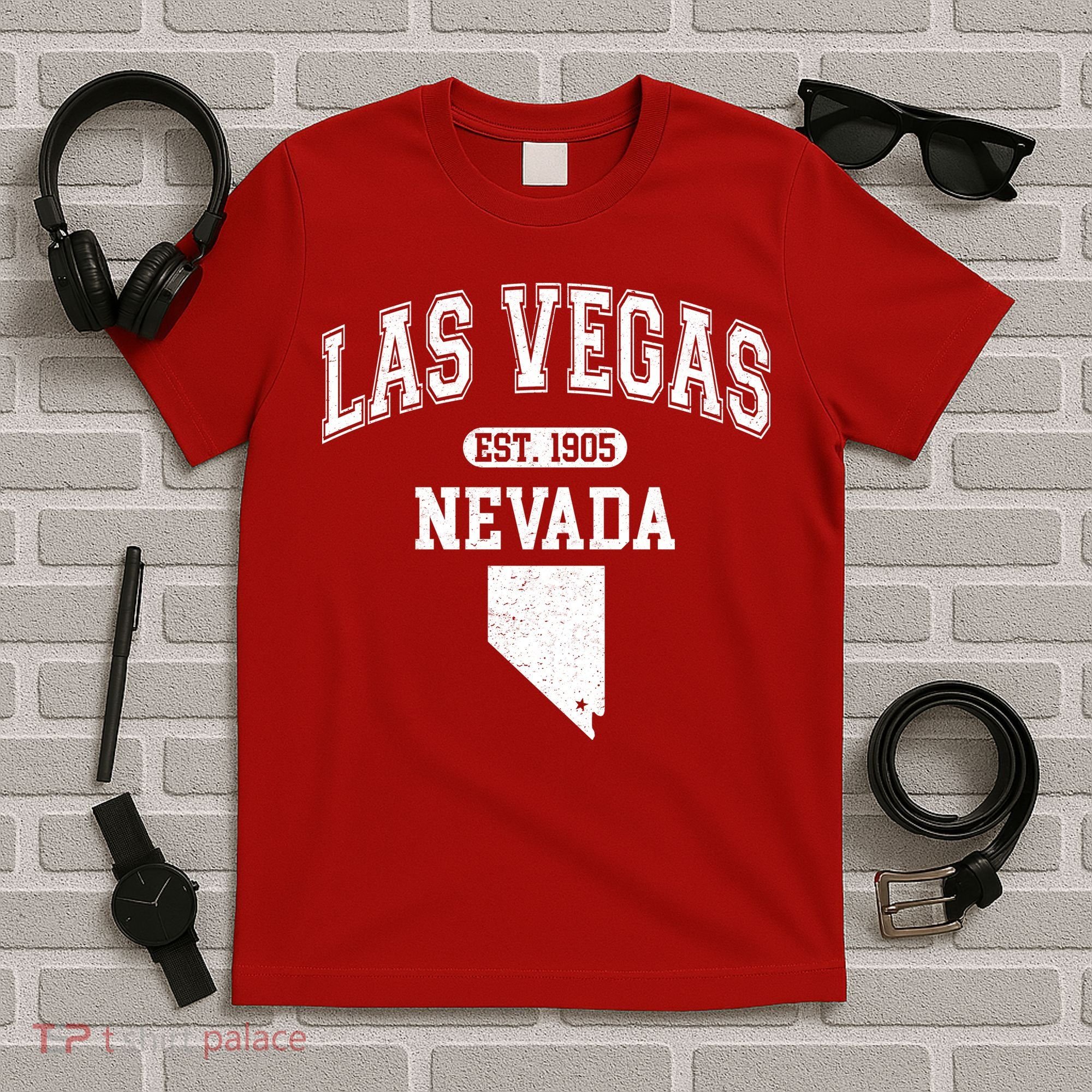 Las Vegas Nevada Est 1905 Varsity T-Shirt