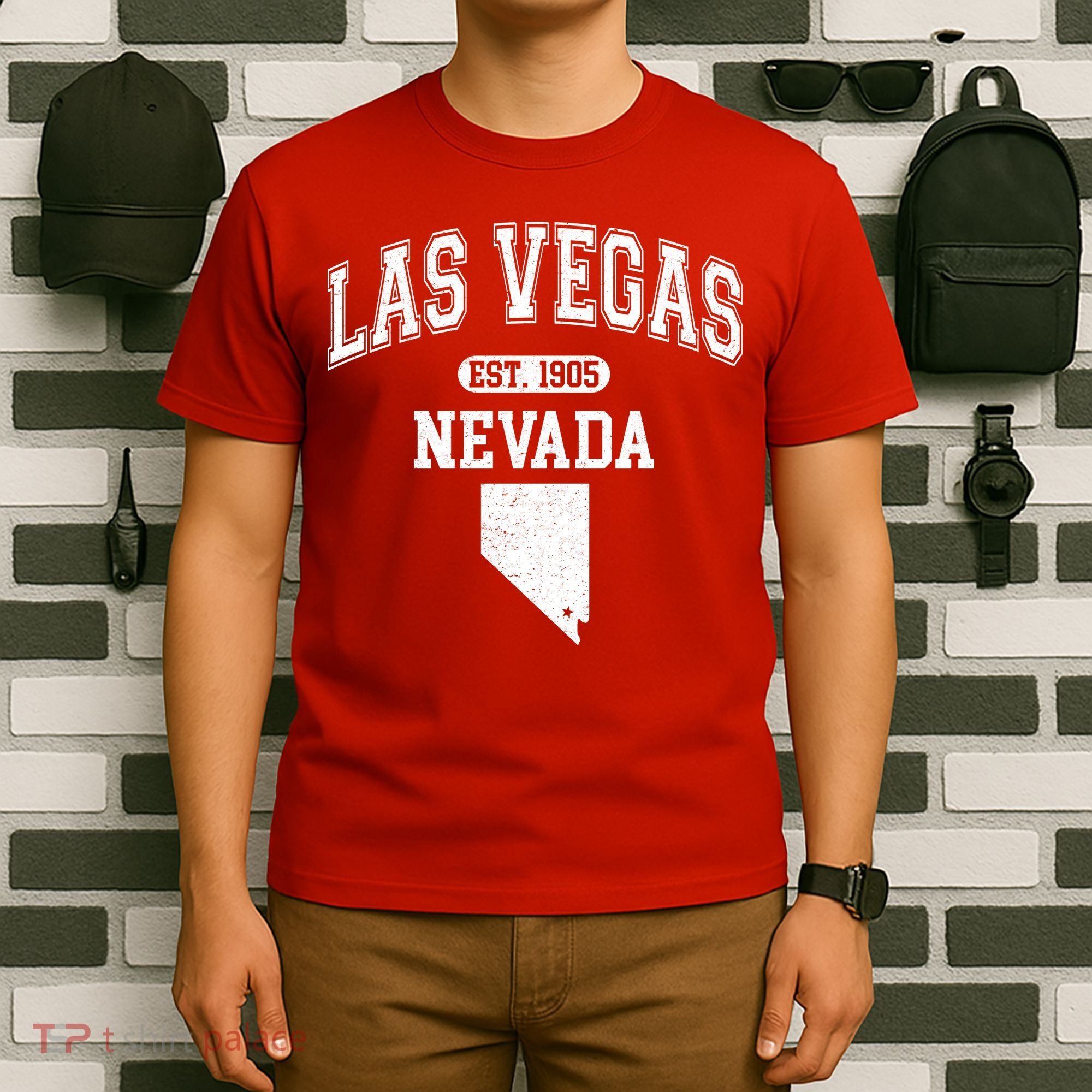 Las Vegas Nevada Est 1905 Varsity T-Shirt