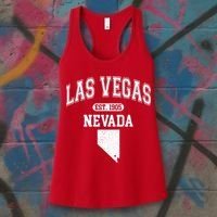 Las Vegas Nevada Est 1905 Varsity Women's Tank Top thumb 3
