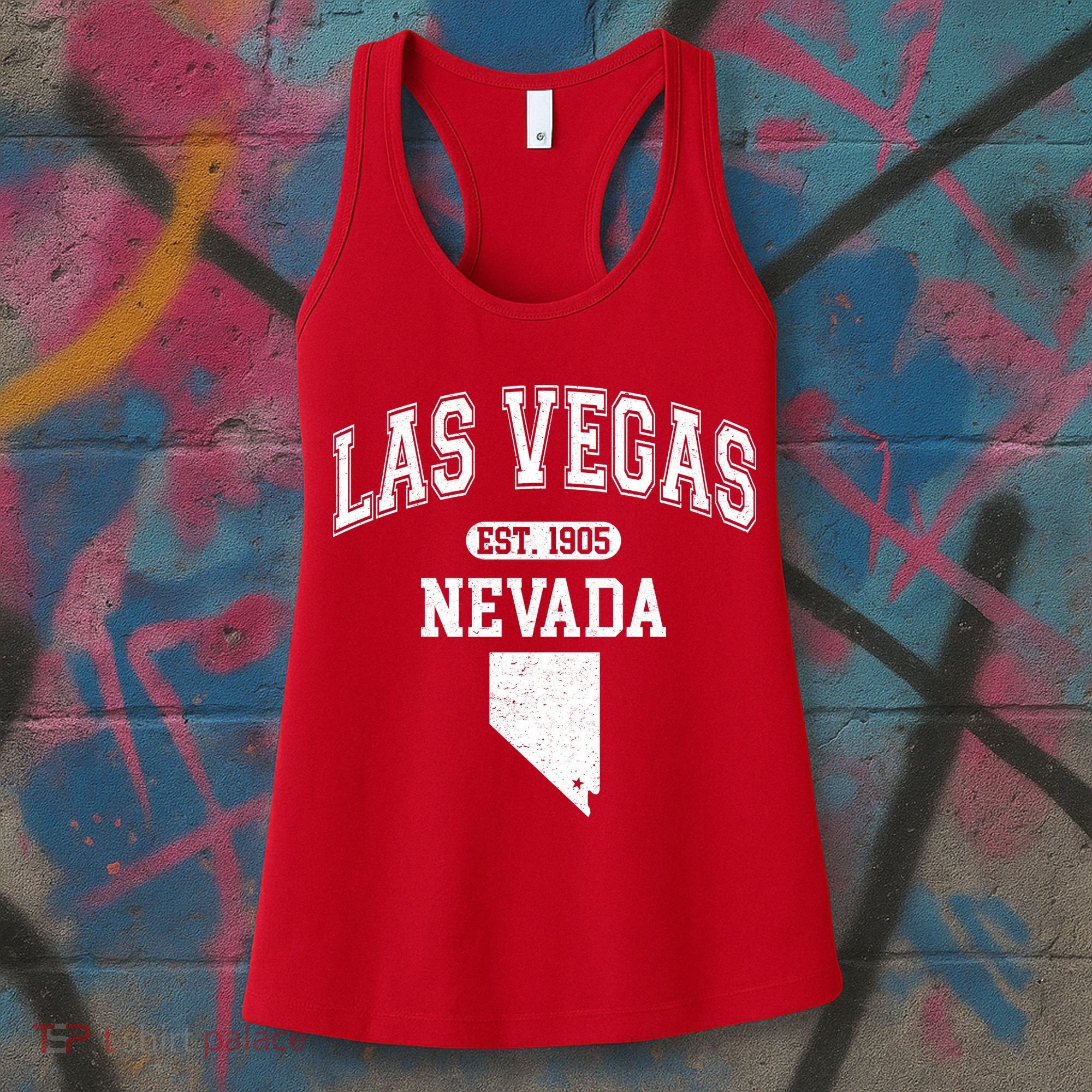 Las Vegas Nevada Est 1905 Varsity Women's Tank Top