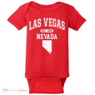Las Vegas Nevada Est 1905 Varsity Baby Bodysuit