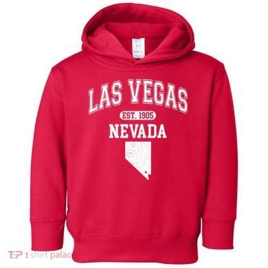 Las Vegas Nevada Est 1905 Varsity Toddler Hoodie