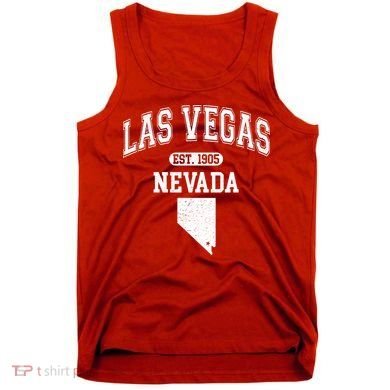 Las Vegas Nevada Est 1905 Varsity Tank Top