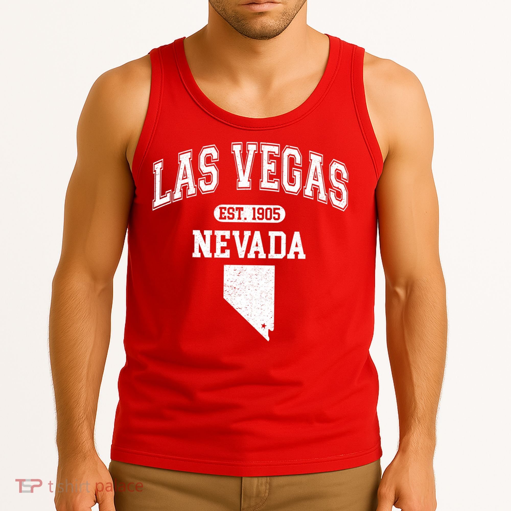 Las Vegas Nevada Est 1905 Varsity Tank Top