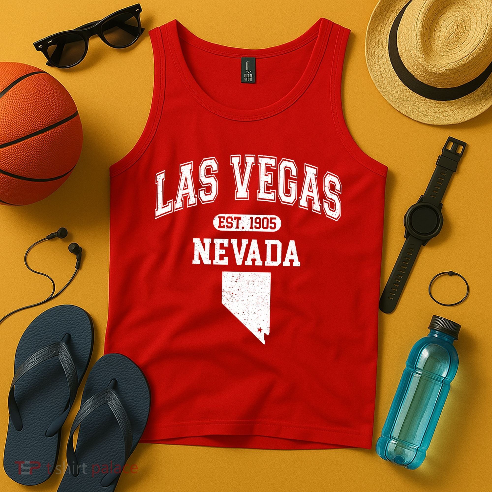 Las Vegas Nevada Est 1905 Varsity Tank Top