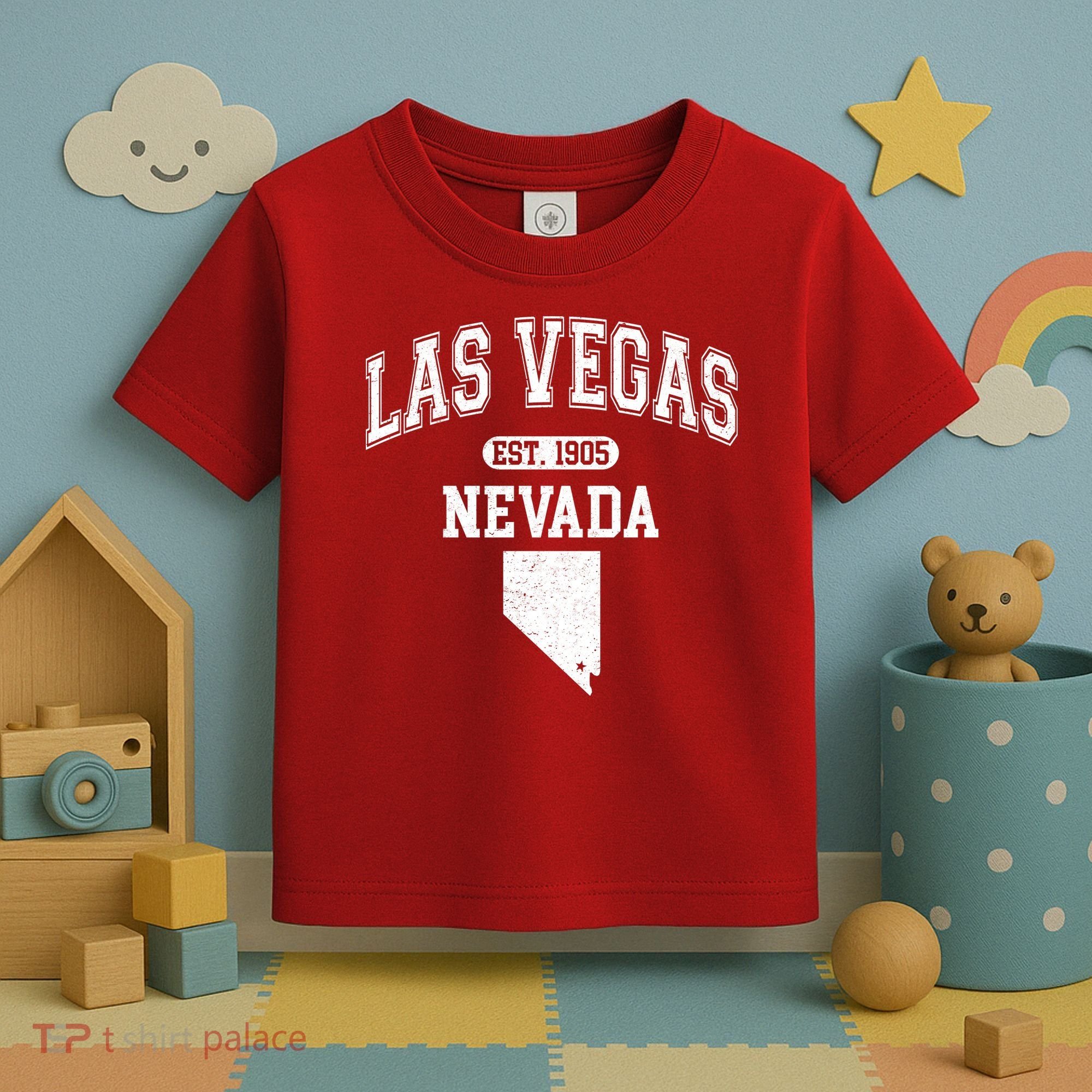 Las Vegas Nevada Est 1905 Varsity Toddler T-Shirt