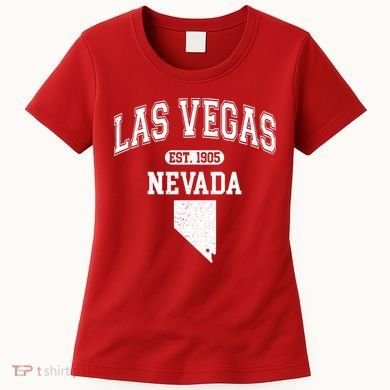 Las Vegas Nevada Est 1905 Varsity Women's T-Shirt