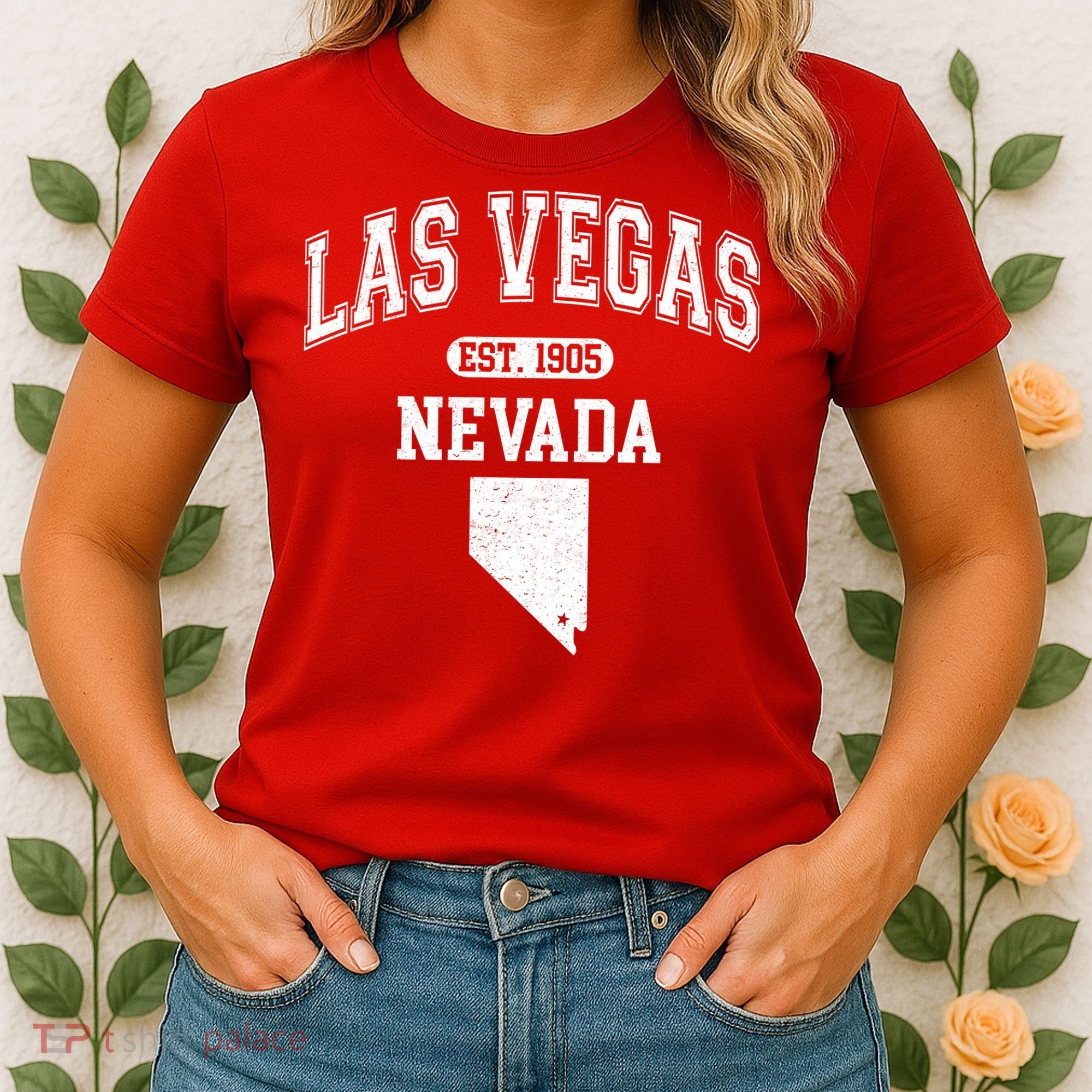 Las Vegas Nevada Est 1905 Varsity Women's T-Shirt