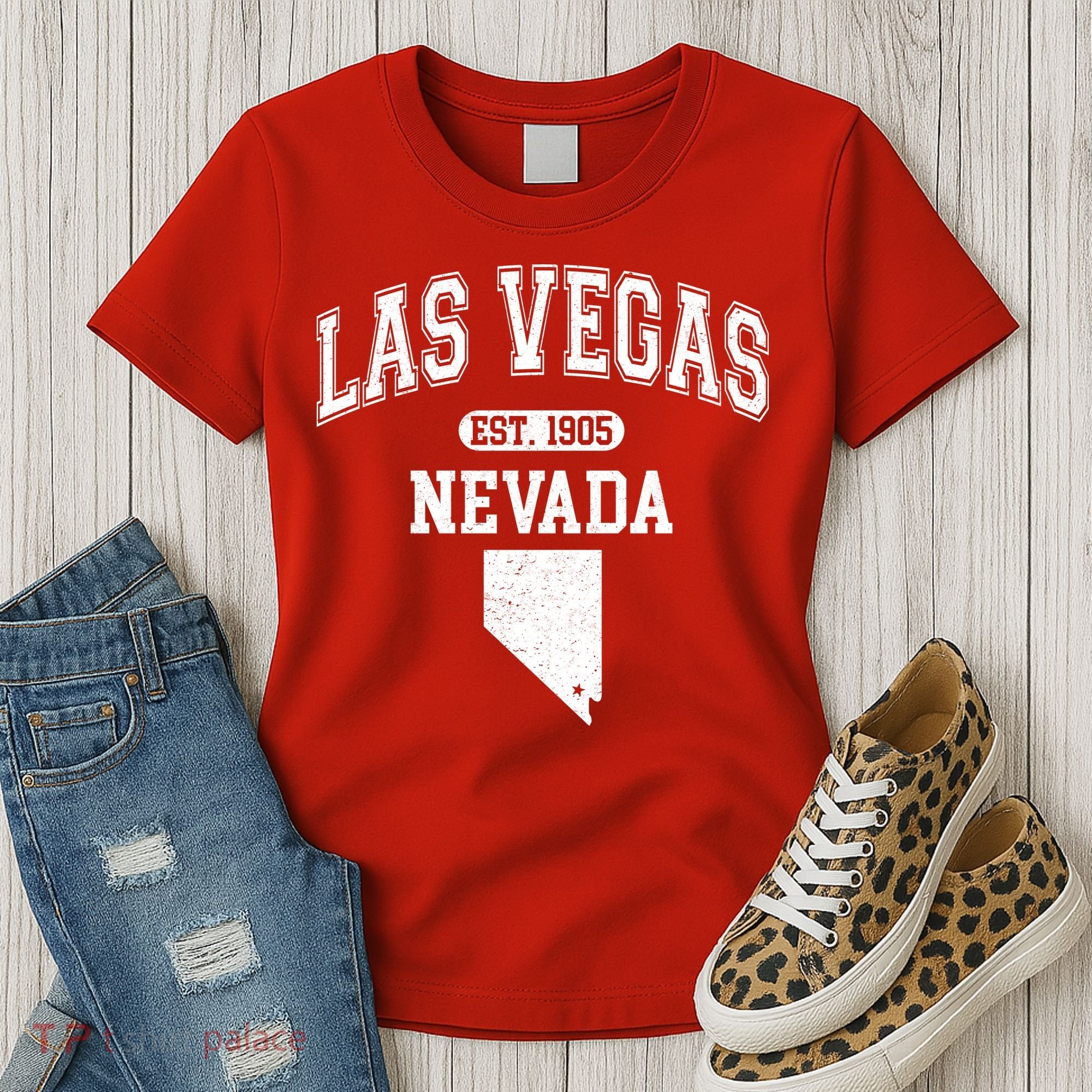 Las Vegas Nevada Est 1905 Varsity Women's T-Shirt