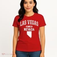 Las Vegas Nevada Est 1905 Varsity Women's T-Shirt thumb 4