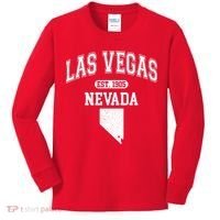 Las Vegas Nevada Est 1905 Varsity Kids Long Sleeve Shirt thumb 0