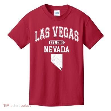 Las Vegas Nevada Est 1905 Varsity Kids T-Shirt