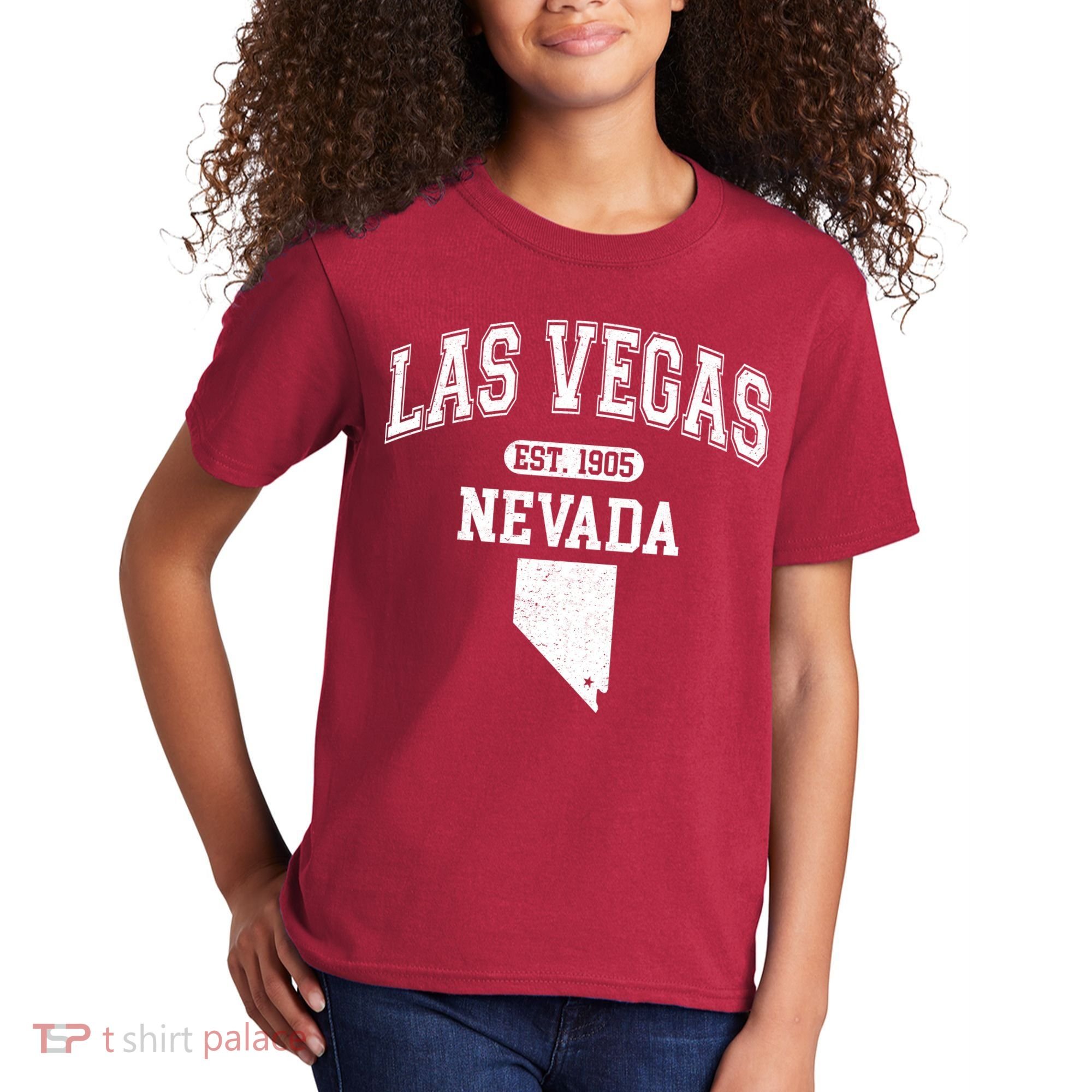 Las Vegas Nevada Est 1905 Varsity Kids T-Shirt