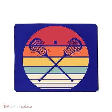 Lacrosse Vintage Retro Lacrosse Stick Sun Gift Mousepad