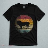 Lion Vintage Retro Cat Zoo Safari Africa T-Shirt thumb 5
