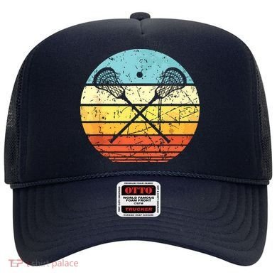 Lacrosse Vintage Retro Lacrosse Stick Sun Gift Hat
