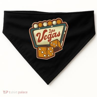 Las Vegas Retro Sign USA-Made Doggie Bandana