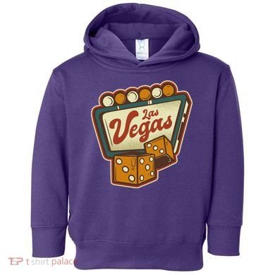 Las Vegas Retro Sign Toddler Hoodie
