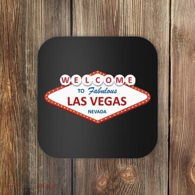 Las Vegas Sign Nevada Aesthetic Coaster