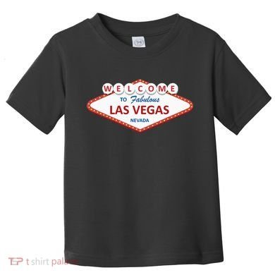 Las Vegas Sign Nevada Aesthetic Toddler T-Shirt