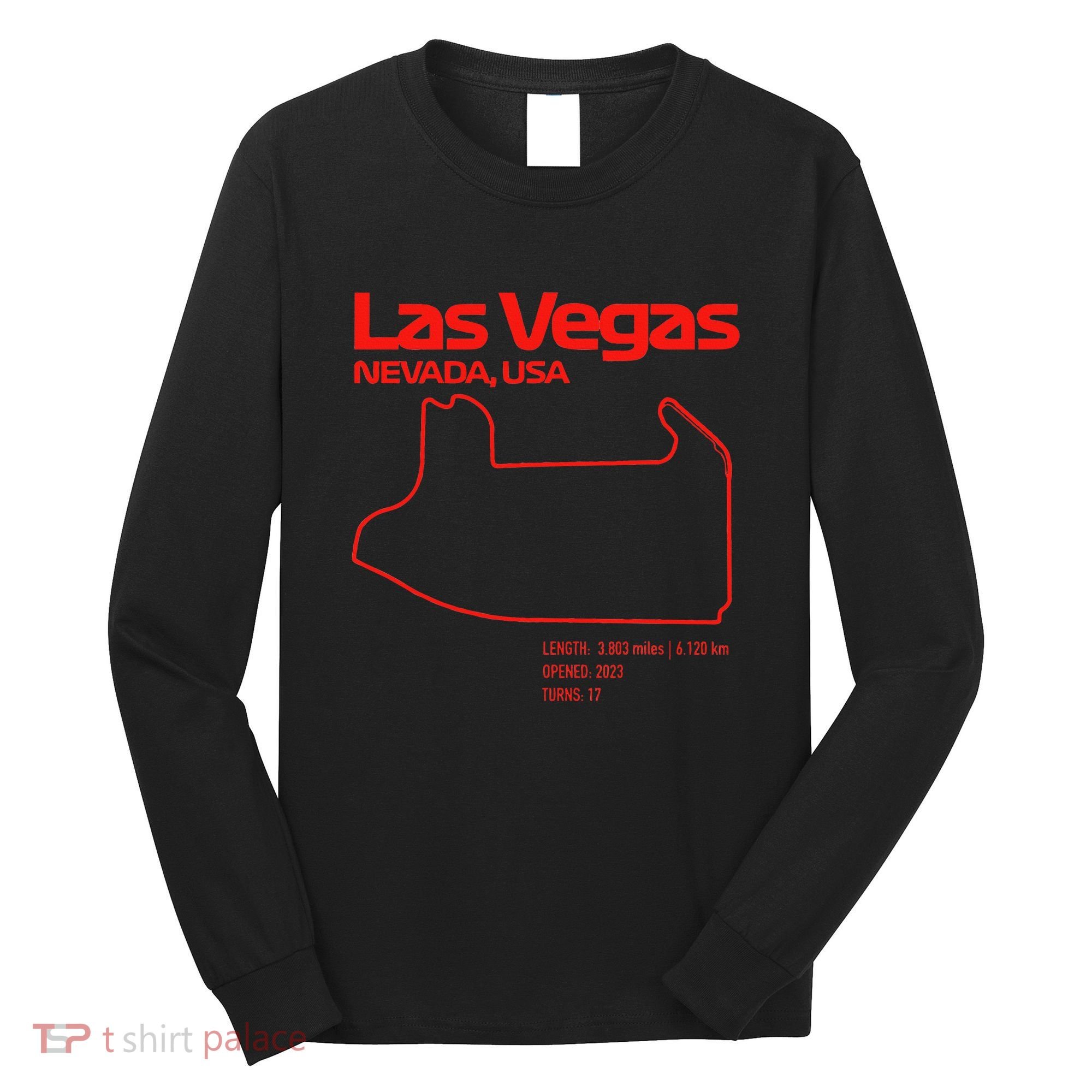 Las Vegas Street Circuit Formula Racing Sport Long Sleeve Shirt