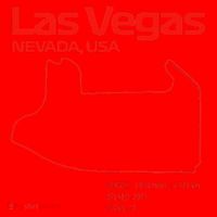 Las Vegas Street Circuit Formula Racing Sport Santa Hat thumb 1
