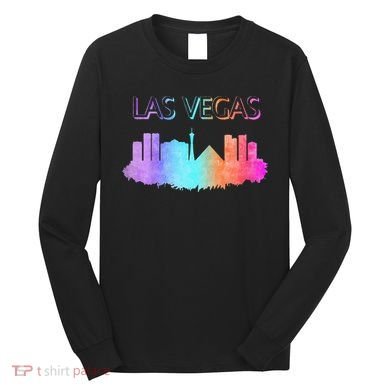 Las Vegas Skyline Long Sleeve Shirt
